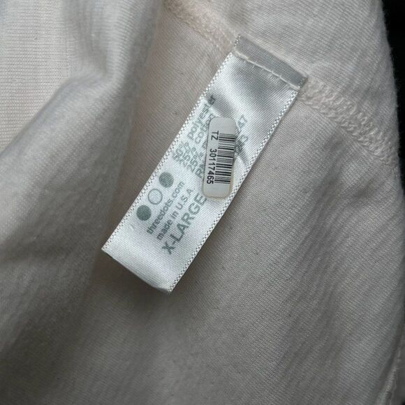 Three Dots Cream Wide Scoop Neck Long Sleeve Shirt Womens XL - Picture 4 of 4